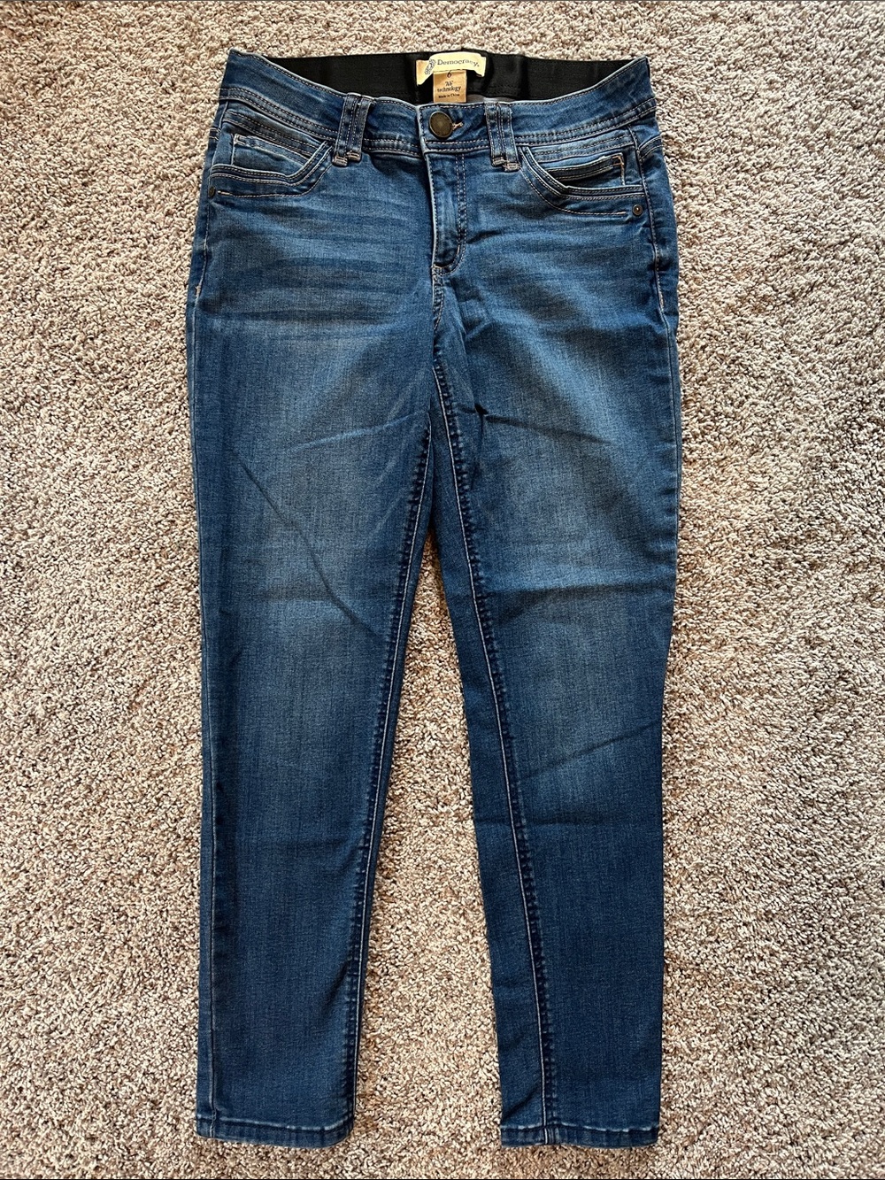 Democracy Women's Dark Blue Skinny Jeans
